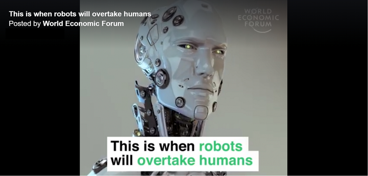 WEF: When Robots will overtake Humans
